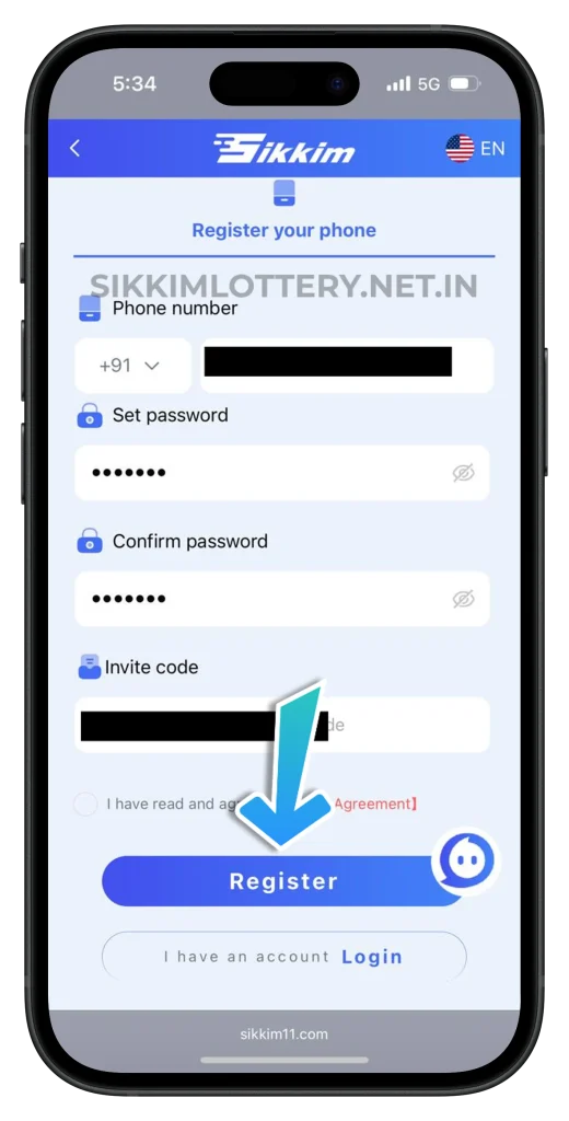 sikkimlottery-register-page
